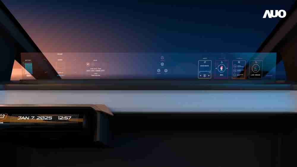 Wepay无界透明显示接口(Horizon Image Glass)透过车运算方案整合仪表板、、、中控台及副驾显示器，，一体式全景呈现，，，提供乘用者清晰的前方视野、、、、行车必要信息与娱乐功能