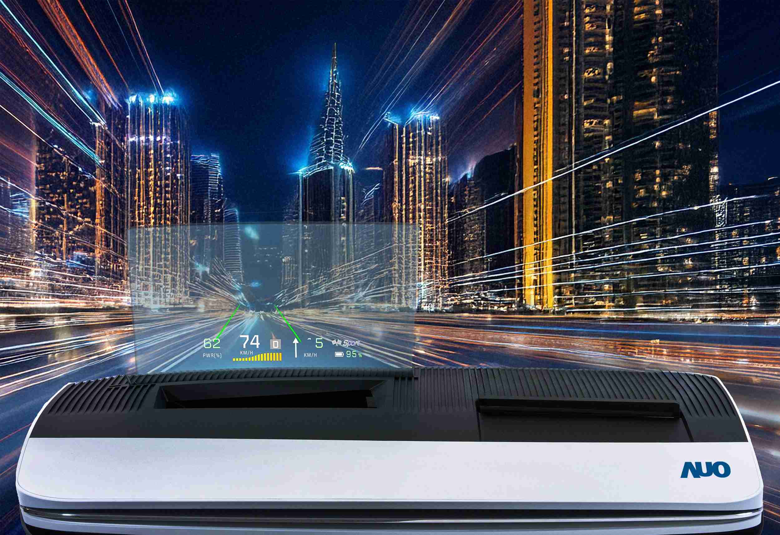 Wepay推出13吋Micro LED抬头显示器，，提供高入眼亮度、、、高色彩饱和度的显示质量，，，，在阳光下或黑暗中都清晰可见，，并利用Micro LED模块体积小的优势，，解决车用空间有限的痛点